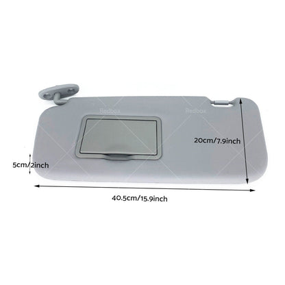 Sun Visor with Clip Front Left Side Suitable For Hyundai Getz 2002-2011 Grey-1