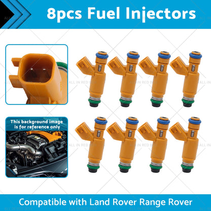 195500-4260 8pcs Fuel Injectors Suitable for Land Rover Range Rover 4. 4L 05-09