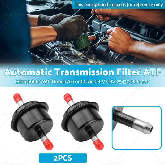 2PCS Automatic Transmission Filter ATF Suitable For Honda Accord Civic CR-V CRV-0