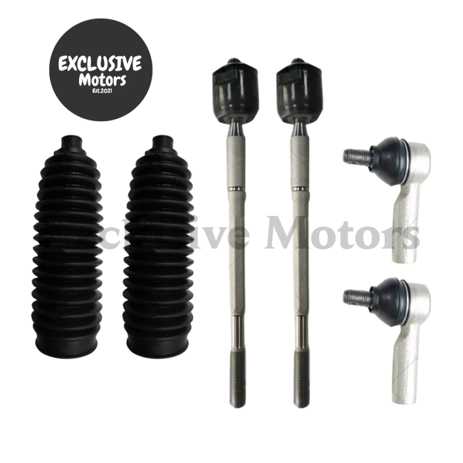 6Pcs Inner Rack Tie Rod End Kit For Toyota Hilux 2005-2015