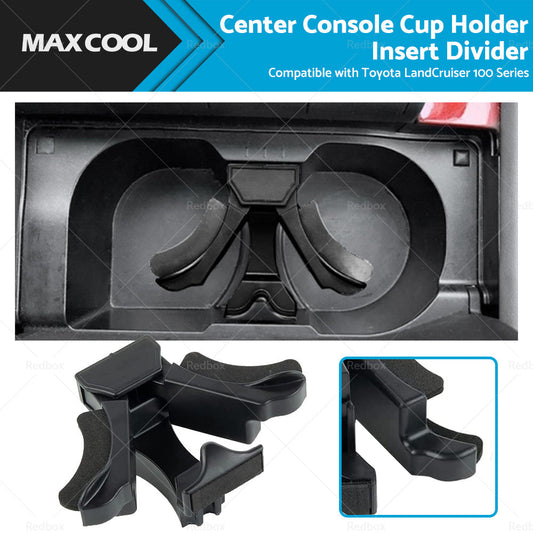 Center Console Cup Holder Divider Suitable For Toyota LandCruiser 100 Series-0