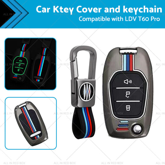 Zinc Alloy Flip Key Fob Case for LDV T60 Pro 2017-2023