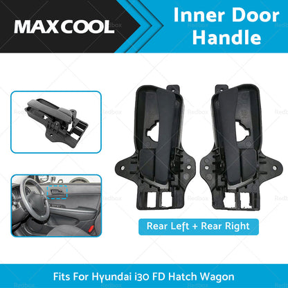 1 Pair Rear Inner Door Handle Suitable For Hyundai i30 FD 2007-2012 LEFT  RIGHT-1