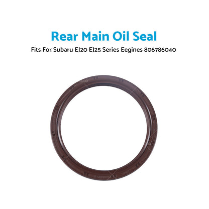 Rear Main Oil Seal Fits For Subaru 806786040 EJ20 EJ25 Series Engines-1