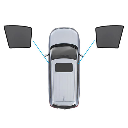Magnetic Sun Shades Suitable For Nissan Tiida 2004-2010 C11 Hatch Front Windows-2