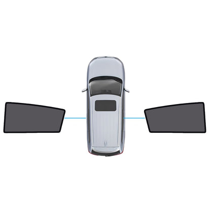 Magnetic Sun Shades Suitable For Nissan Tiida 2004-2010 C11 Hatch Front Windows-3