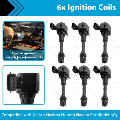 Ignition Coils Suitable for Nissan Navara Pathfinder Maxima Murano 6Cyl 3. 5 4. 0L-1