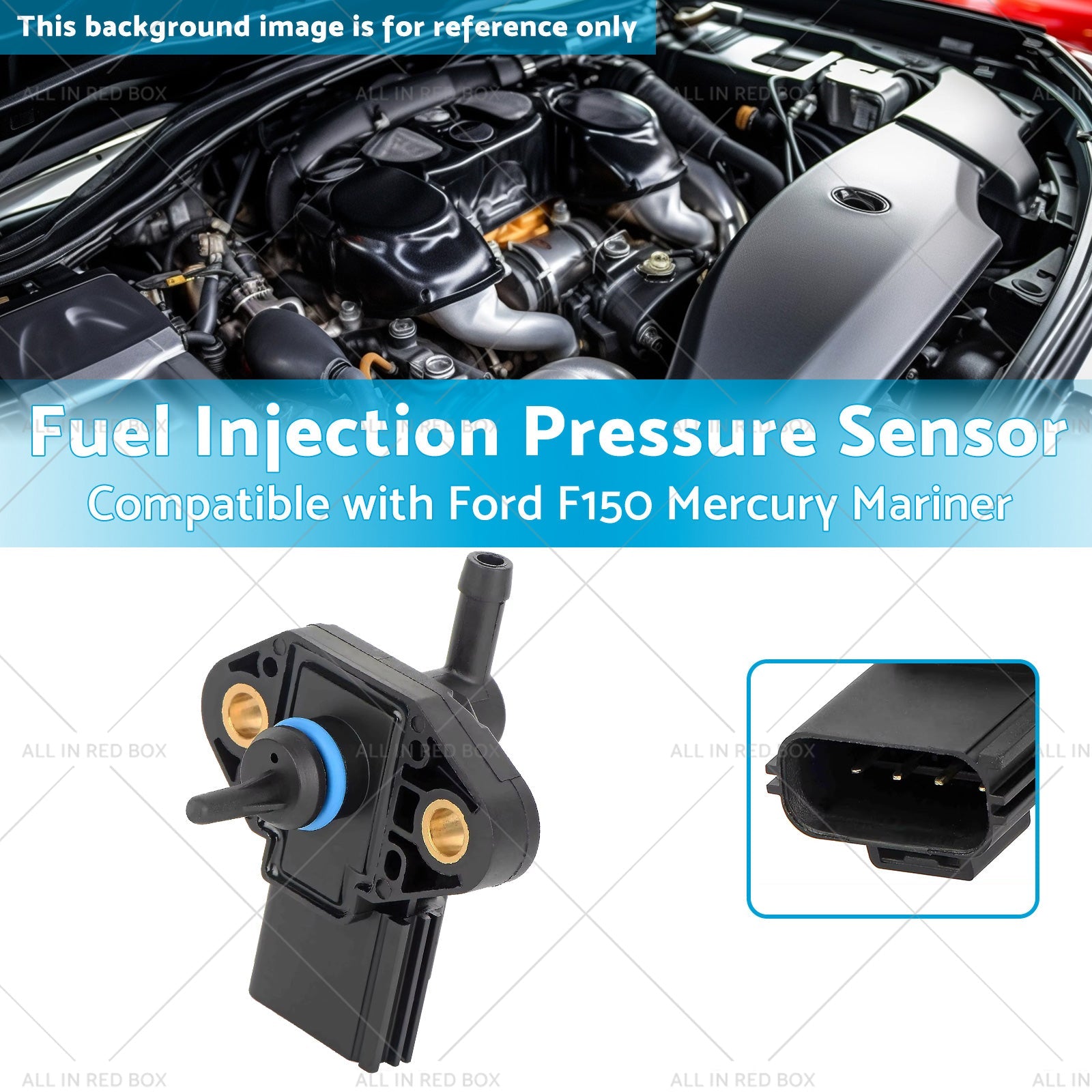 0261230094 Fuel Injection Pressure Sensor Suitable for Ford F150 Mercury Mariner-2