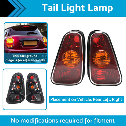 Pair LH+RH Hand Tail Light Lamp Suitable For Mini Cooper Hatch R50 2001-2004-3