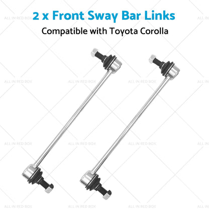 Pair Front Sway Bar Links Suitable for Toyota Corolla ZZE122R 1. 8i 2001-2007-3