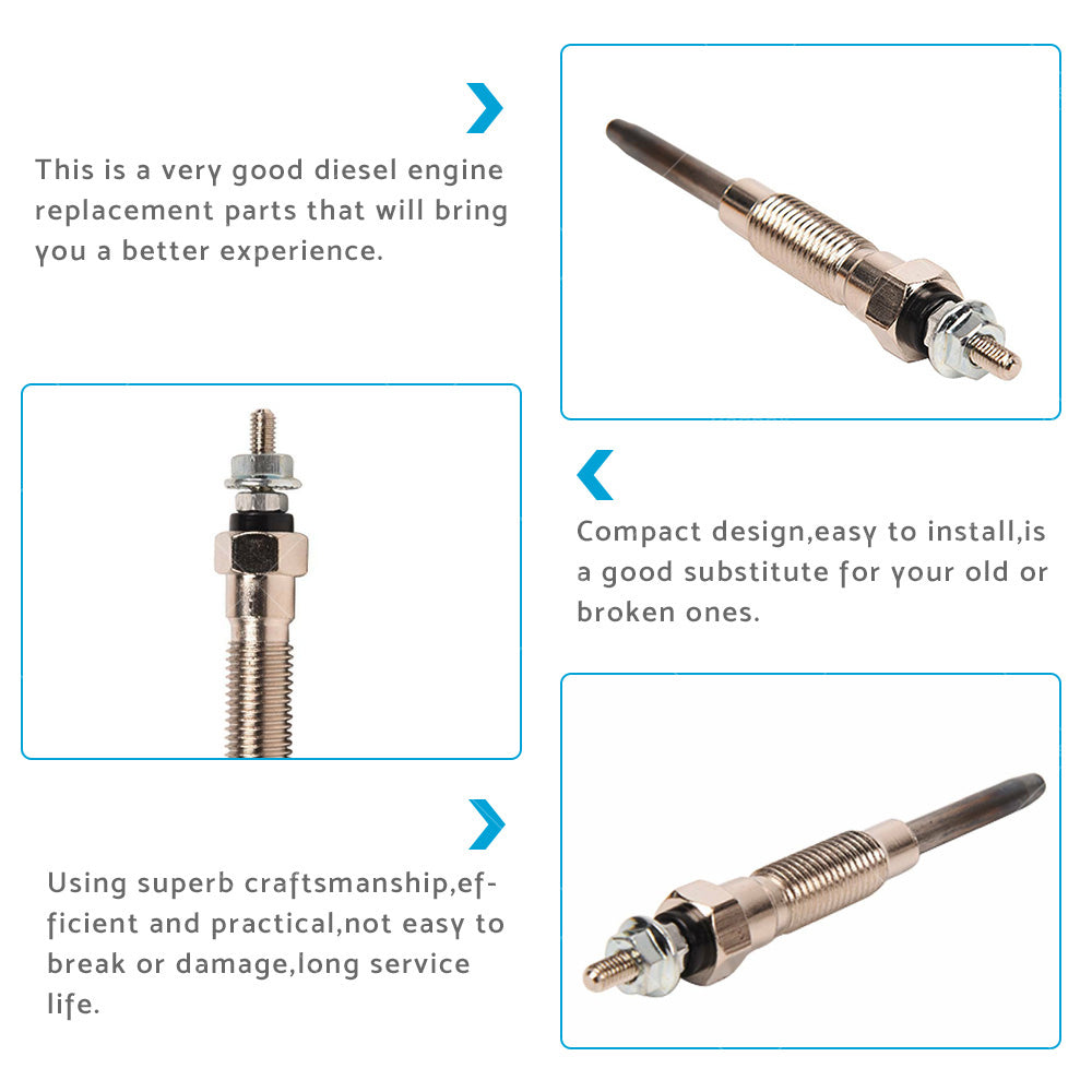 4x Glow Plug Suitable For Toyota Hilux LN106 LN107 LN111 LN85 LN86 LN147 LN167-1