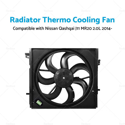 Radiator Thermo Cooling Fan Suitable For Nissan Qashqai J11 MR20 2. 0L 2014--1