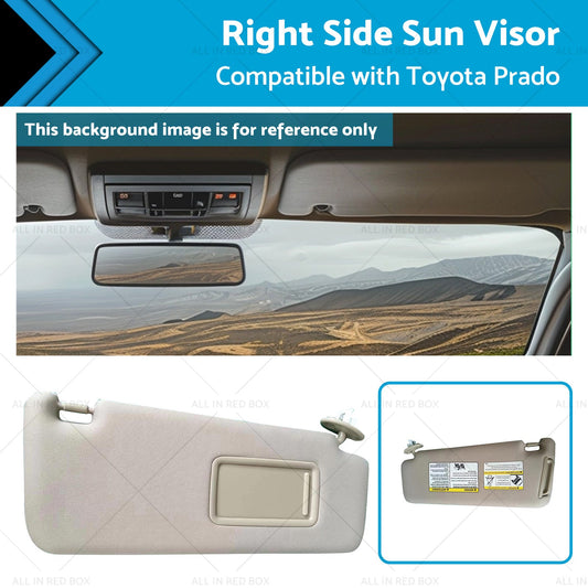 74310-35A91-E1 Right Side Sun Visor Suitable for Toyota Prado 10-23-0