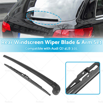 Rear Windscreen Wiper Blade  and  Arm Set Suitable for Audi Q7 4LB 06-15 4L0955425-2