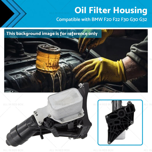 Oil Cooler Filter Housing for BMW F20 F22 F30 G30 G32 2011-2023