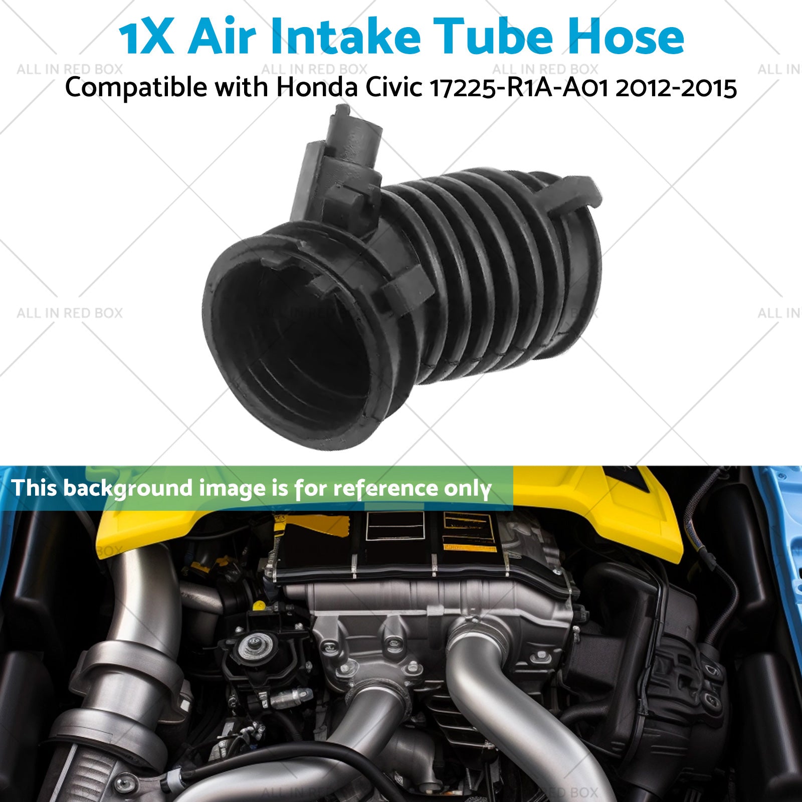 1 PCS Car Air Intake Tube Hose Suitable For Honda Civic 17225-R1A-A01 2012-2015-4