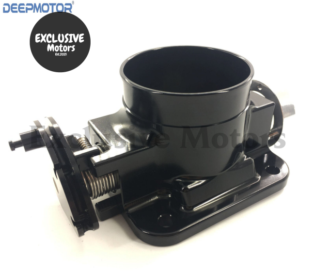 76mm Billet Intake Manifold with Fuel Rail and Throttle Body (Black) for Nissan S14, S15 SR20DET