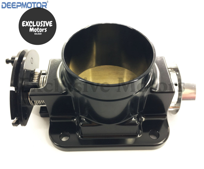 76mm Billet Intake Manifold with Fuel Rail and Throttle Body (Black) for Nissan S14, S15 SR20DET