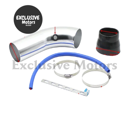 76Mm High Flow Air Filter Intake Kit - Universal