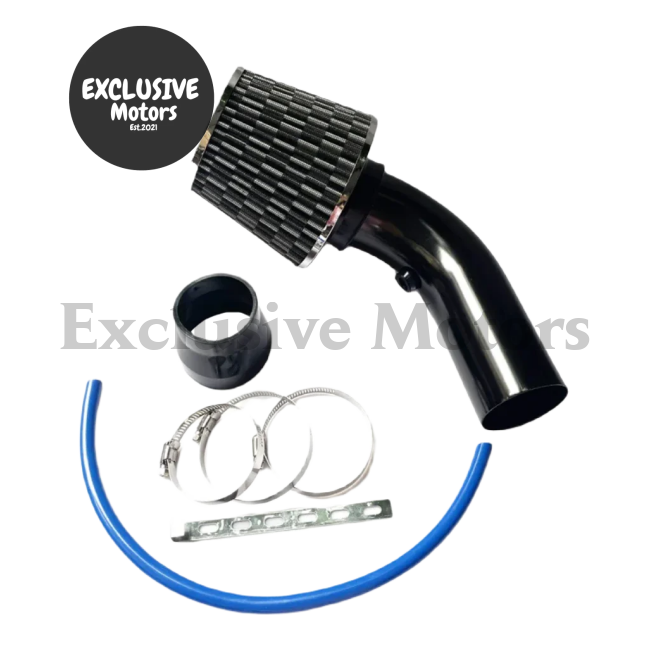 76Mm High Flow Air Filter Intake Kit - Universal