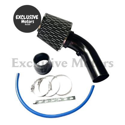 76Mm High Flow Air Filter Intake Kit - Universal