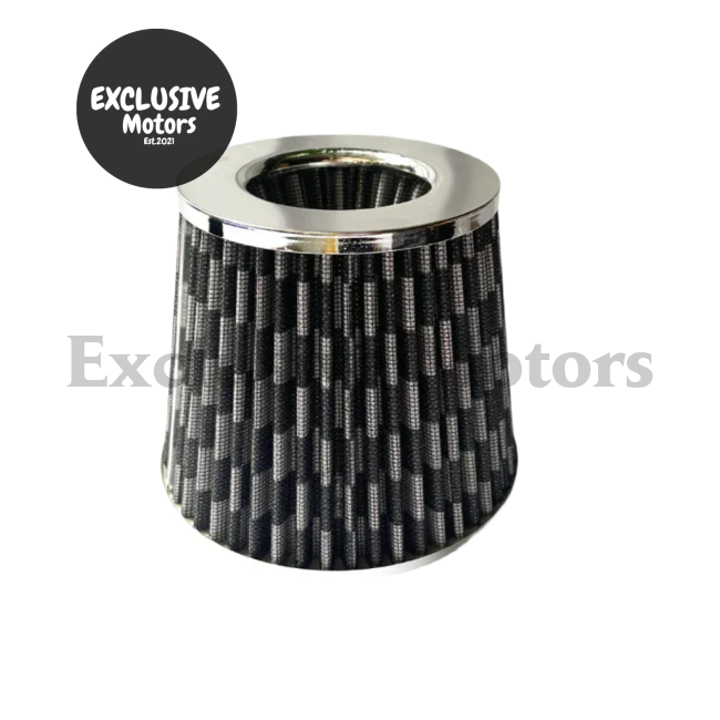 76Mm High Flow Air Filter Intake Kit - Universal