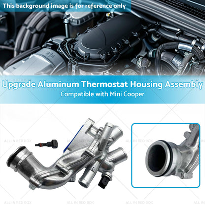 Upgrade Aluminum Thermostat Housing Assembly Suitable for Mini Cooper 2007-2013-2