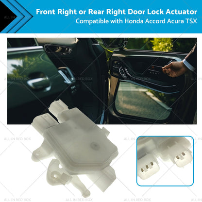 Rear Right or Front Right Door Lock Actuator Suitable for Honda Accord Acura TSX-0