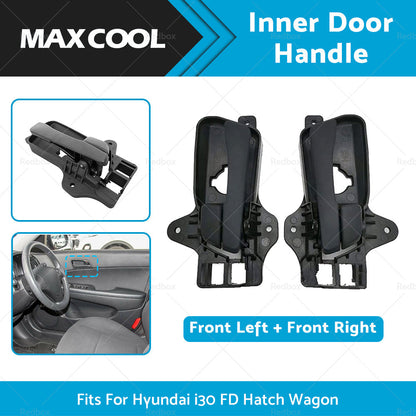 1 Pair Front Left  and  Right Inner Door Handle For Hyundai i30 FD Hatch Wagon 07-12-1