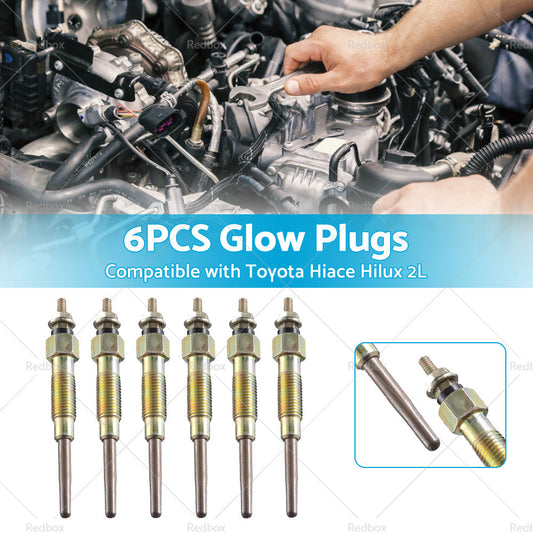 19850-54030 Glow Plugs Suitable For Toyota Hilux LN56 LN65 Hiace LH51 2L Diesel-0