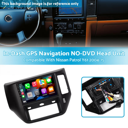 9in 2.5D Capacitive Screen Head Unit Suitable For Nissan Patrol GU RH Drive Android 13-2