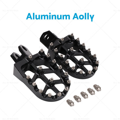 Wide Foot Pegs Suitable For Suzuki RM125 RM250 RMX250 DRZ 400 SM DRZ400S DRZ400E-1