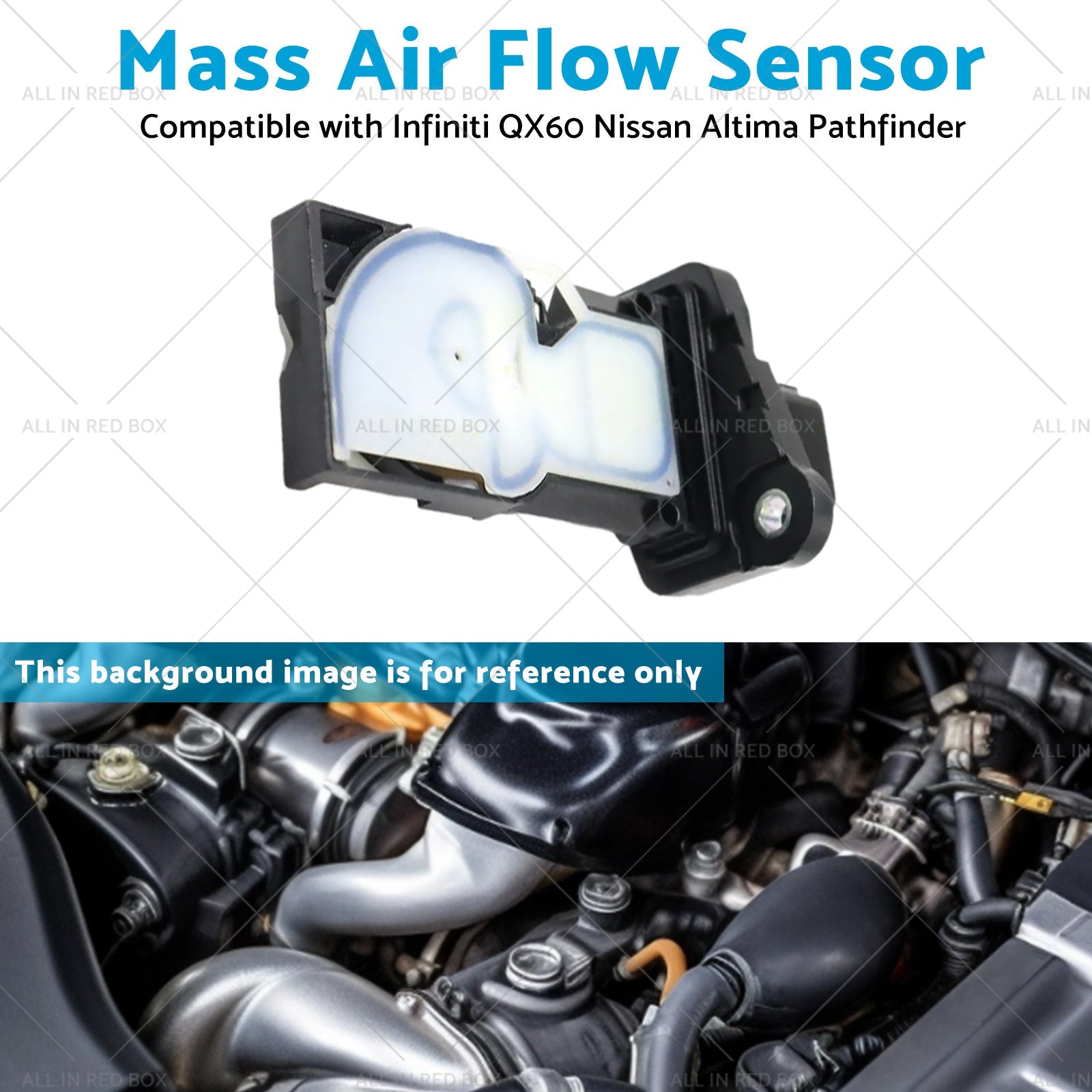 MAF Mass Air Flow Sensor 22680-5RB0A Suitable for Nissan Altima Infiniti QX60-4