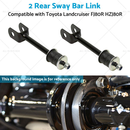 2 Rear Sway Bar LinkBush Kit Suitable for 92-19 Toyota Landcruiser FJ80R HZJ80R-4