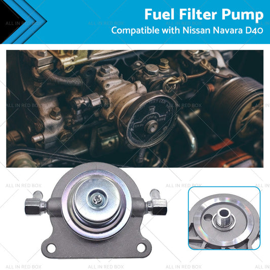 Diesel Fuel Filter Primer Pump 10mm Suitable For Nissan Navara D40 2. 5L 2006-on-0