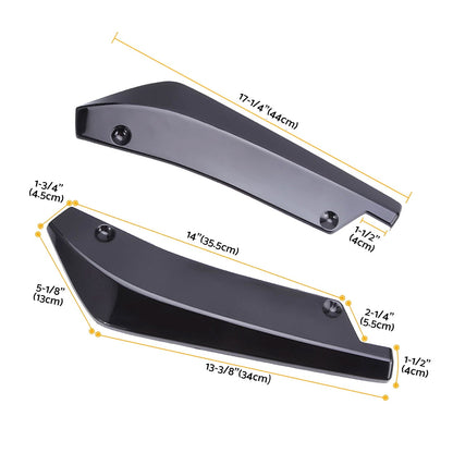 Rear Diffuser Suitable For Mitsubishi Lancer CJ CF Sedan Bumper Spoiler-3