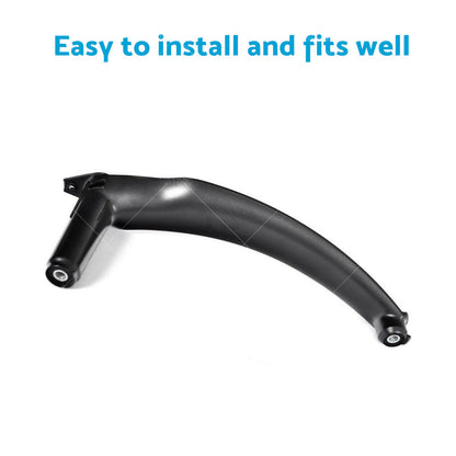 LHRH Front or Rear Door Handle Pull Trim Cover Black For BMW X5 E70 X6 E71 E72-4