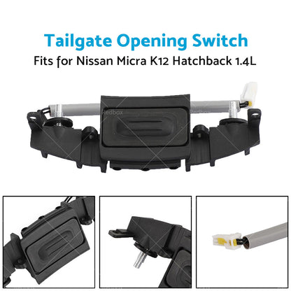 Tail Gate Boot Tailgate Opening Switch for Nissan Micra K12 2007-2010 25380AX60B-1