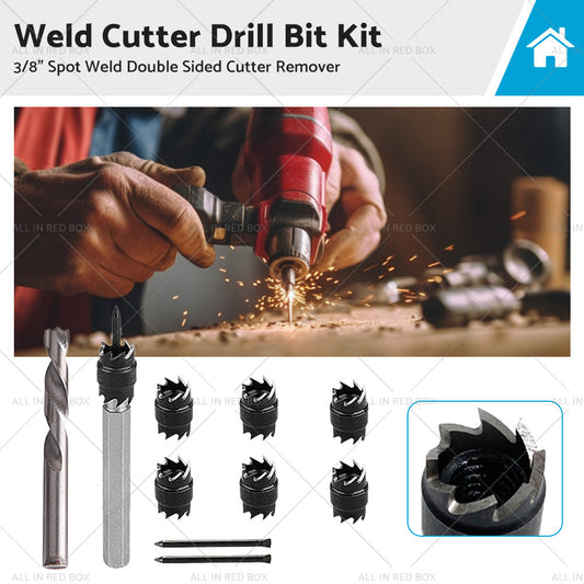1 Set 3 8inch Spot Weld Double Sided Cutter Remover HSS Drill Bit Welder Cut Tool-0