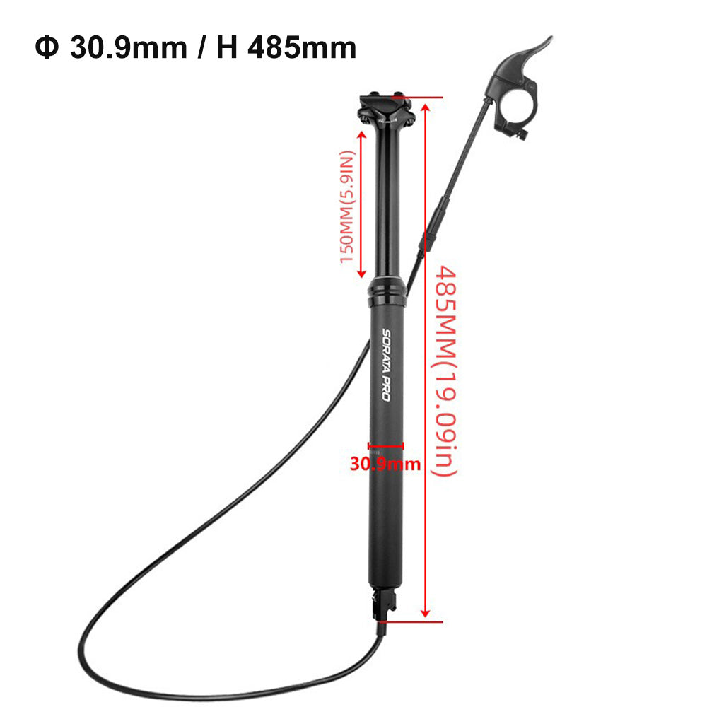 1 Set Bike MTB Dropper Seat Post Internal/External Cable Routing 30. 9/31. 6mm-7