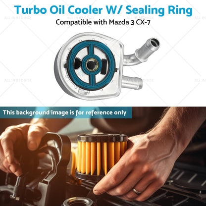 LF6W14700A Turbo Oil Cooler W or  Sealing Ring Suitable for Mazda 3 CX-7 03-14-4