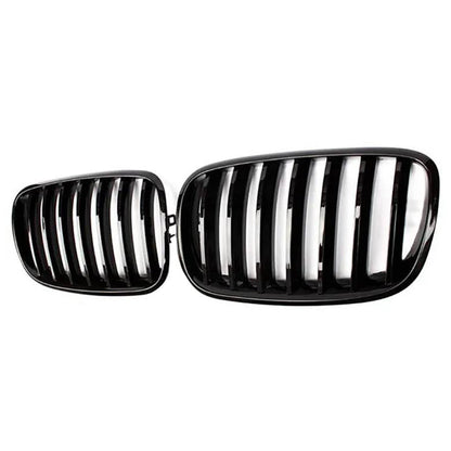 Front Bumper Kidney Grill Grille Gloss Suitable For BMW E70 X5 E71 X6 2007-2013-4