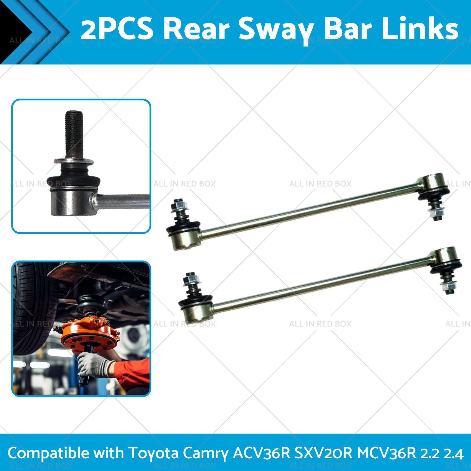 2PCS Rear Sway Bar Links Suitable for Toyota Camry ACV36R SXV20R MCV36R 2.2 2.4-1