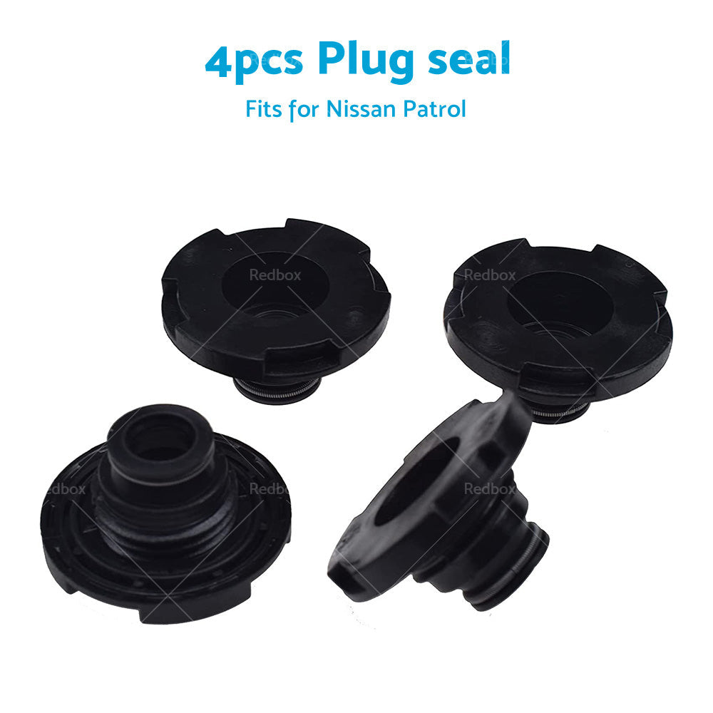 4pcs Glow Plug Seals Fits For Nissan Patrol ZD30 GU Y61 2000-2007 13276-2W201-2
