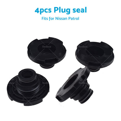 4pcs Glow Plug Seals Fits For Nissan Patrol ZD30 GU Y61 2000-2007 13276-2W201-2