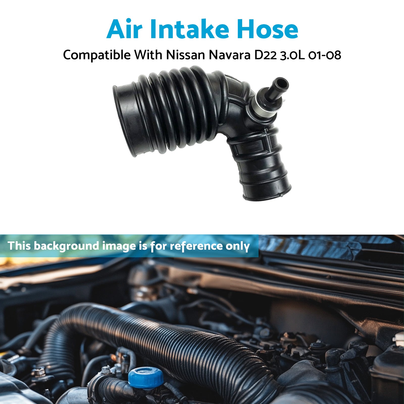 Air Intake Hose Pipe Suitable For Nissan Navara D22 Diesel 3.0L ZD30DDT 2001-08-2