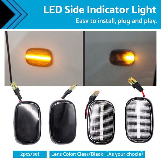 2x Suitable For Toyota Hilux Yaris Corolla RAV4 Lexus LED Side Indicator Lights-0