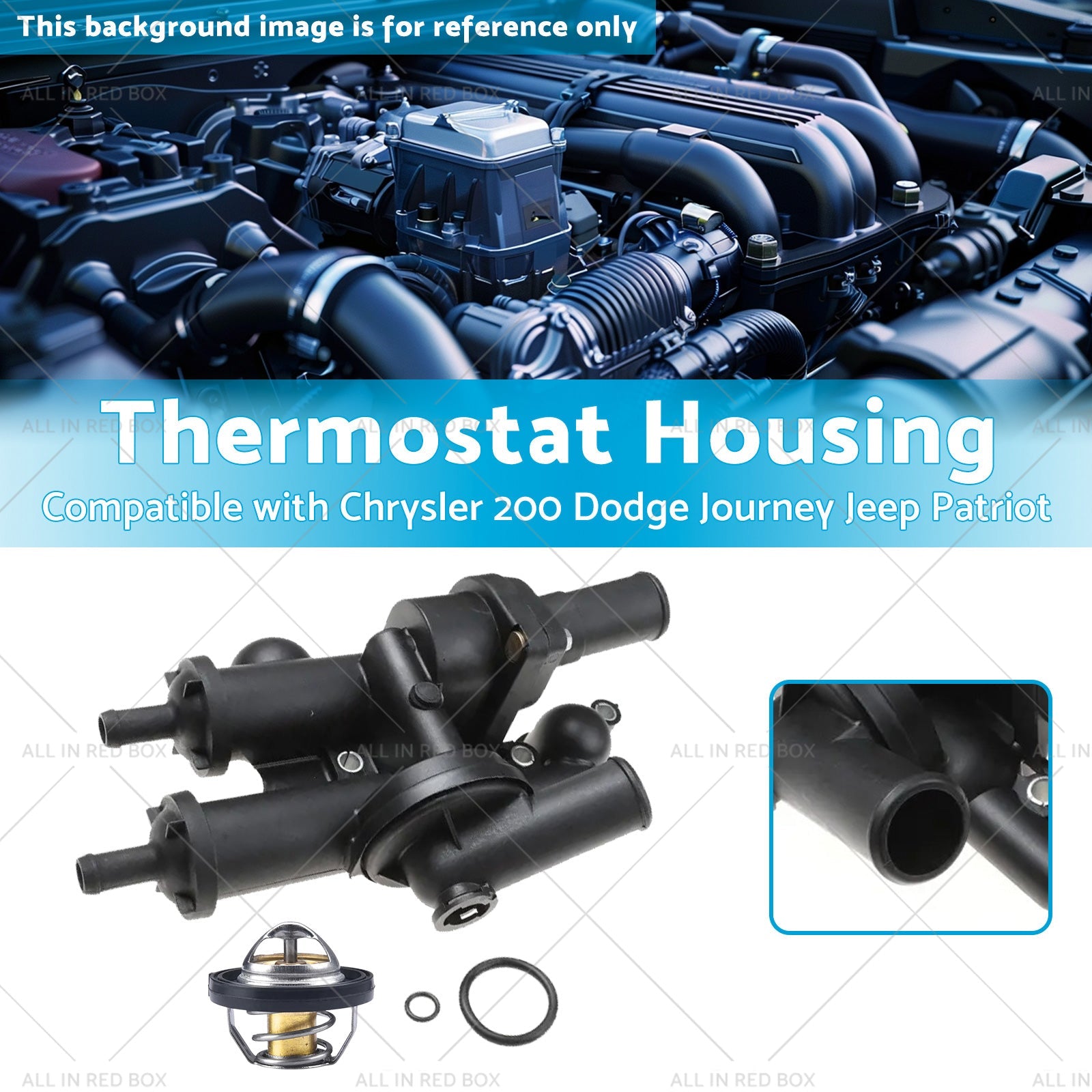 Thermostat Housing Suitable for 07-18 Chrysler 200 Dodge Journey Jeep Patriot-2