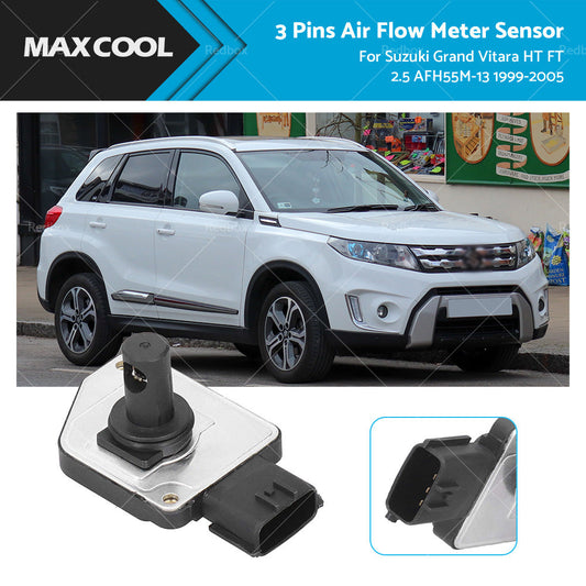 Mass Air Flow Sensor Meter AFM For Suzuki Grand Vitara 2. 5 AFH55M-13 99-05 HT FT-0