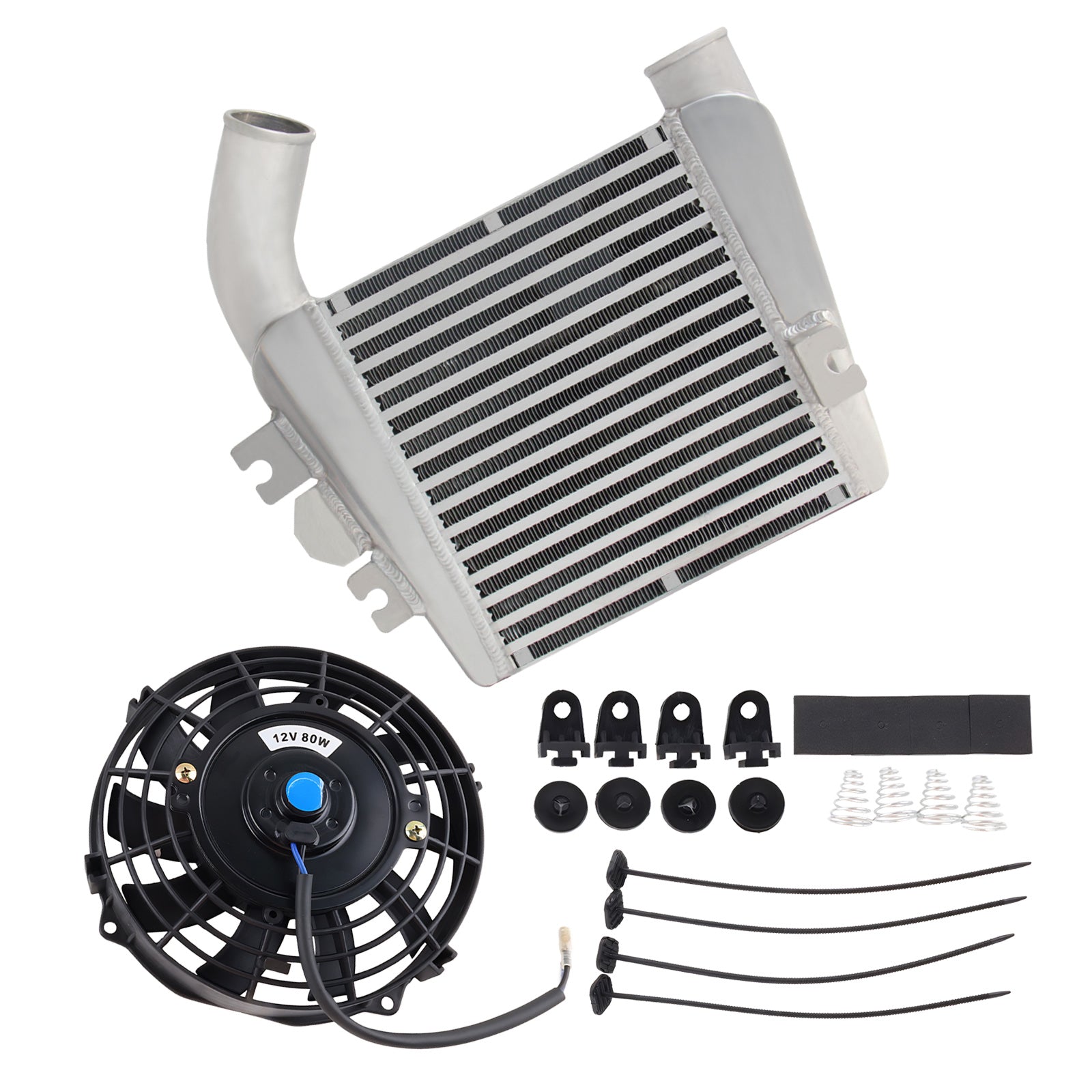 Turbo Intercooler Suitable For Nissan Patrol GU 30TDI Aluminum Silver-1